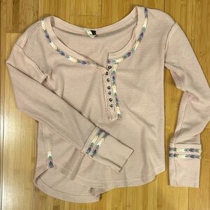 Free people long sleeve top